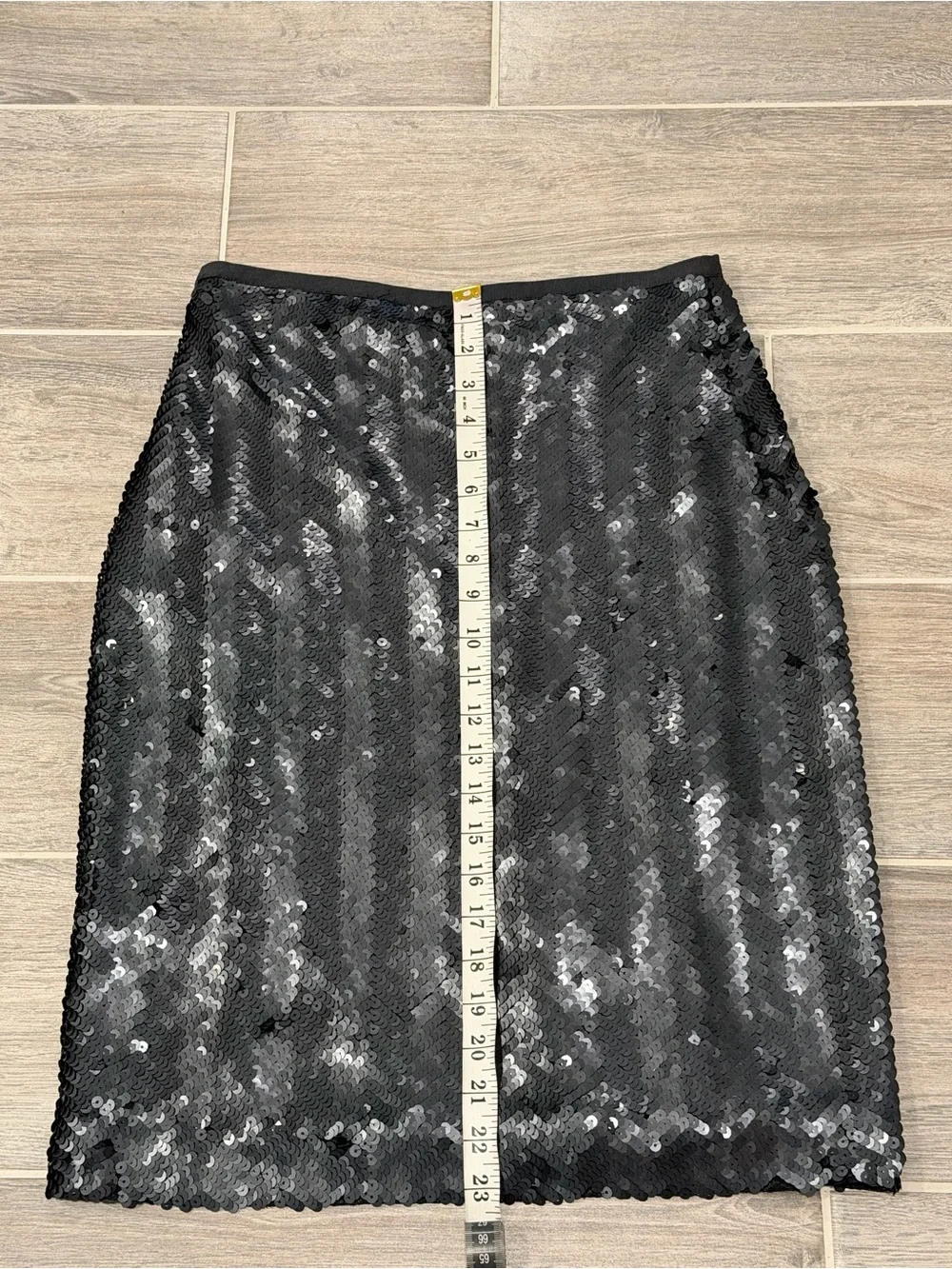 NWT! J. Crew Midnight Sequin Herringbone Pencil Skirt. Size 8.